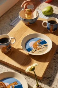 Moomin Arabia Moomin plate, Sniff, blue