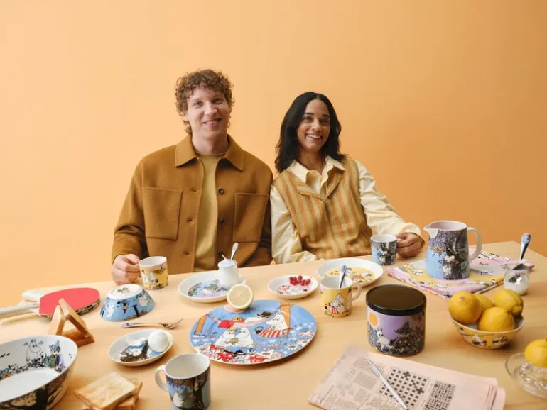 Moomin Arabia Moomin serving plate, 30 cm, Family time