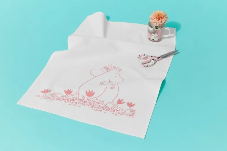Moomin Arabia Moomin tea towel, Love, 50 x 70 cm