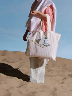 Moomin Arabia Moomin velour beach bag, Snorkmaiden