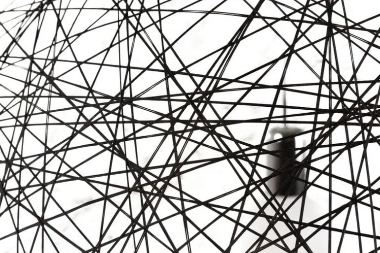 Moooi Random Light II pendant, small, black