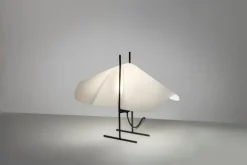 Motarasu Cho table lamp, white - black