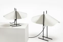 Motarasu Cho table lamp, white - black