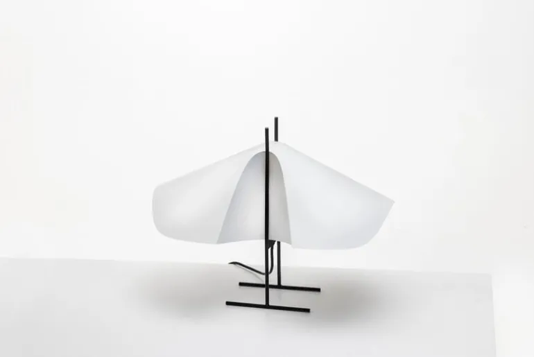 Motarasu Cho table lamp, white - black