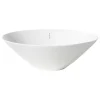 Motarasu Shiro bowl, large, 3 dots, 30 cm, white