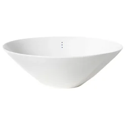 Motarasu Shiro bowl, large, 3 dots, 30 cm, white