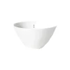 Motarasu Shiro bowl, small, 2 dots, 14 cm, white