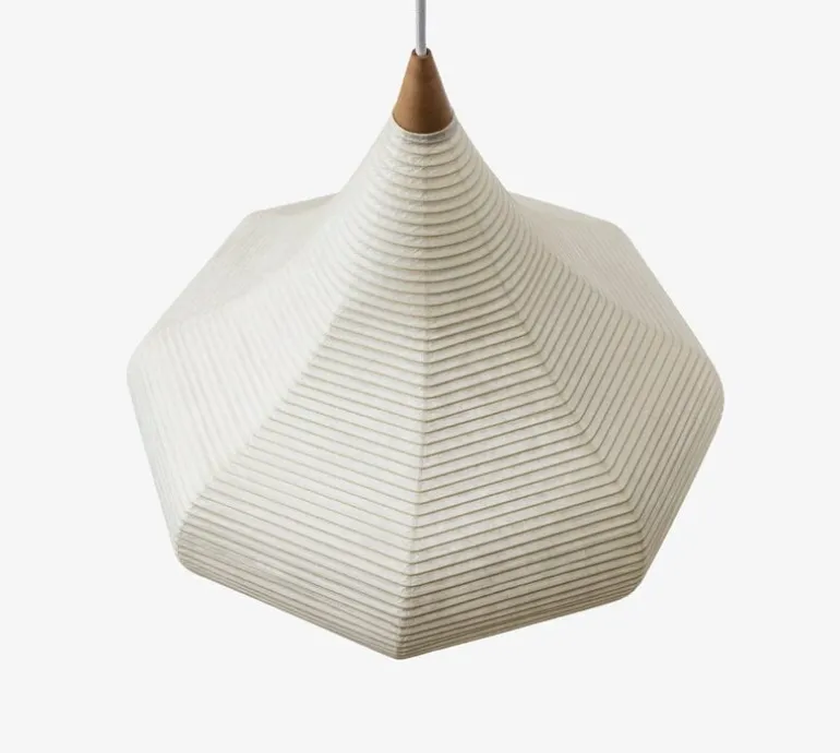 Motarasu Shizuku pendant, washi-paper - bamboo