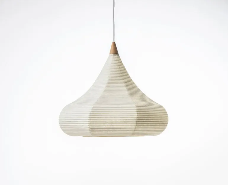 Motarasu Shizuku pendant, washi-paper - bamboo