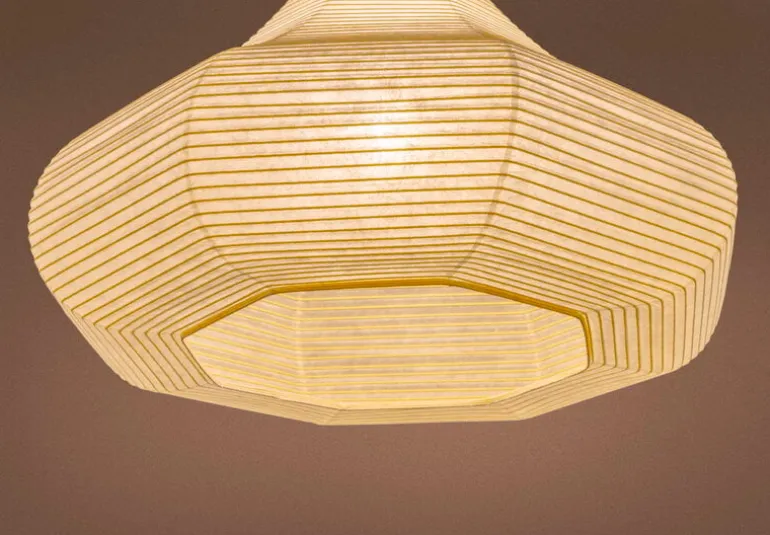 Motarasu Shizuku pendant, washi-paper - bamboo