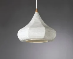 Motarasu Shizuku pendant, washi-paper - bamboo