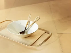 Motarasu Wa salad cutlery, ash - steel