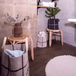 MUM's Big Mama fabric basket, white