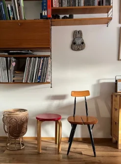 MUM's Bunny wall art, 25 x 28 cm, gold