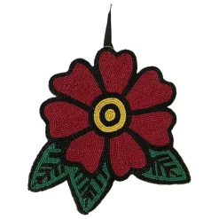 MUM's Flower wall art, 28 x 28 cm, red - yellow