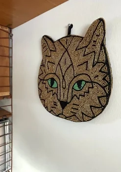 MUM's Mau wall art, 28 x 28 cm, gold