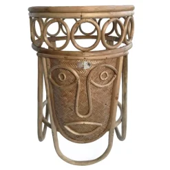 MUM's Queen of Good Hearts side table, 35 cm, rattan