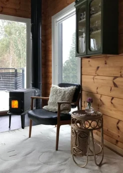 MUM's Queen of Good Hearts side table, 35 cm, rattan