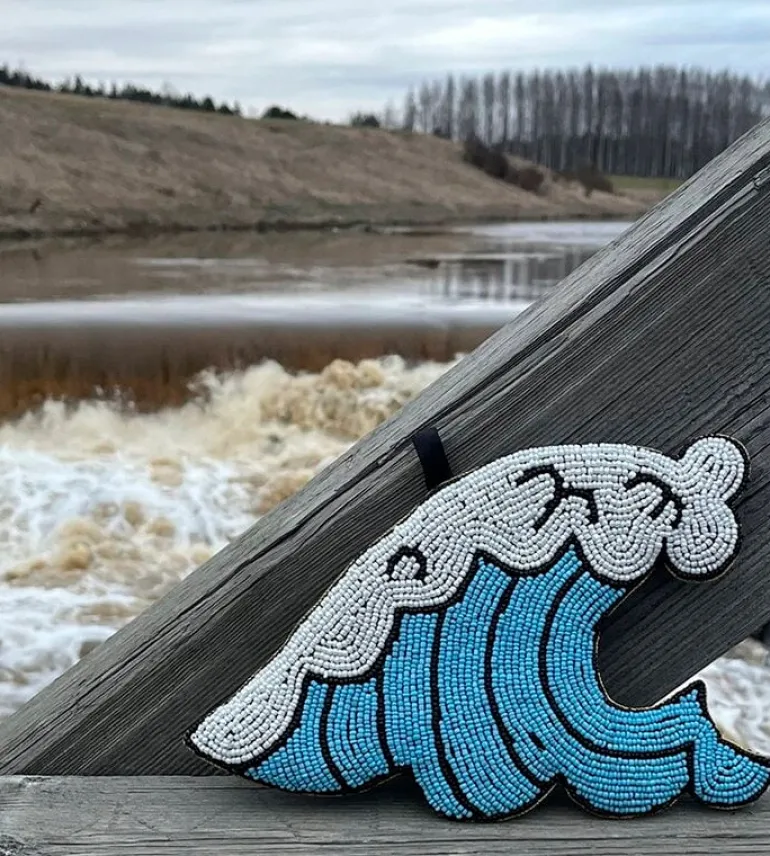 MUM's Wave wall art, 28 x 22 cm