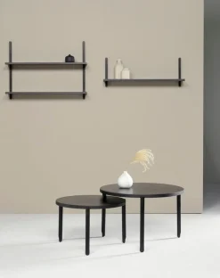 Muoto Collection Sola wall shelf, black