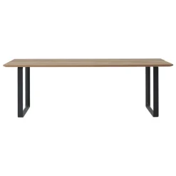 Muuto 70/70 Outdoor table, 225 x 90 cm, Sapele Mahogany - anthr. black
