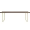 Muuto 70/70 table, 225 x 90 cm, solid smoked oak - sand