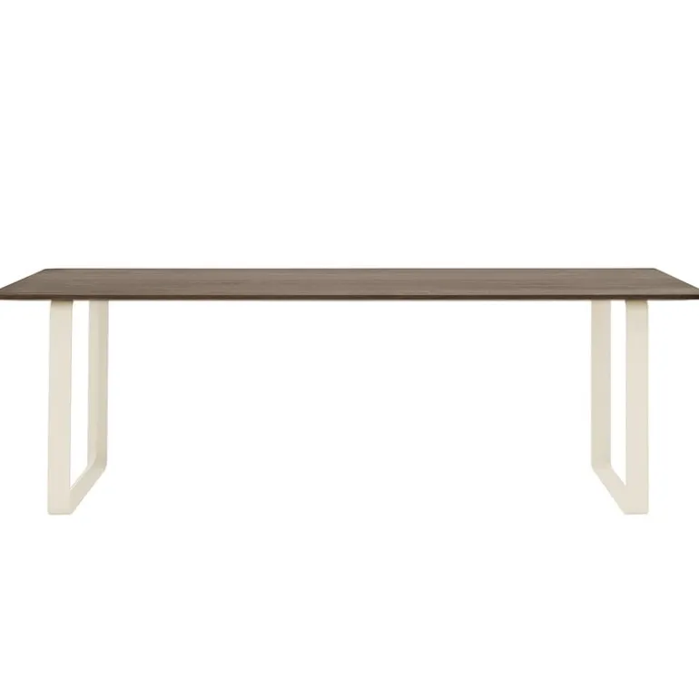 Muuto 70/70 table, 225 x 90 cm, solid smoked oak - sand