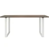 Muuto 70/70 table, 170 x 85 cm, solid smoked oak - white