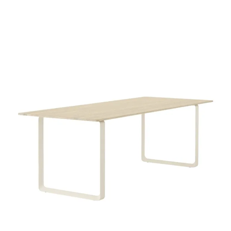 Muuto 70/70 table, 225 x 90 cm, solid oak - sand