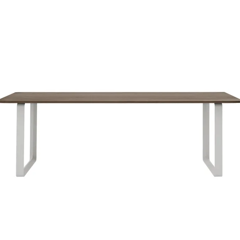 Muuto 70/70 table, 225 x 90 cm, solid smoked oak - grey