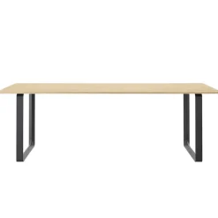 Muuto 70/70 table, 225 x 90 cm, solid oak - black