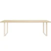 Muuto 70/70 table, 255 x 108 cm, solid oak - sand