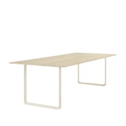 Muuto 70/70 table, 255 x 108 cm, solid oak - sand