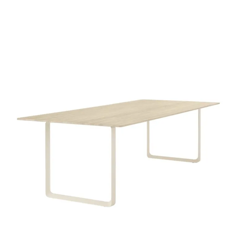 Muuto 70/70 table, 255 x 108 cm, solid oak - sand