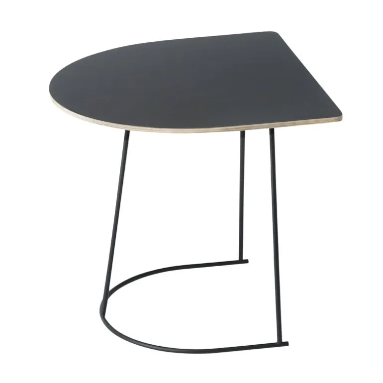 Muuto Airy coffee table, half size, black