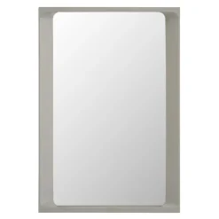 Muuto Arced mirror, 80 x 55 cm, light grey