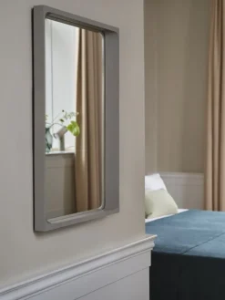 Muuto Arced mirror, 80 x 55 cm, light grey