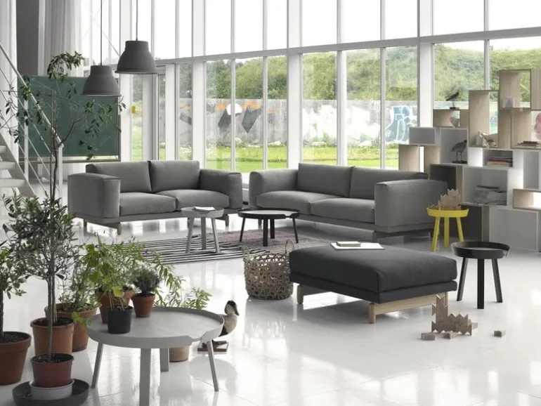 Muuto Around coffee table, small, grey