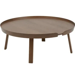 Muuto Around coffee table, XL, stained dark brown