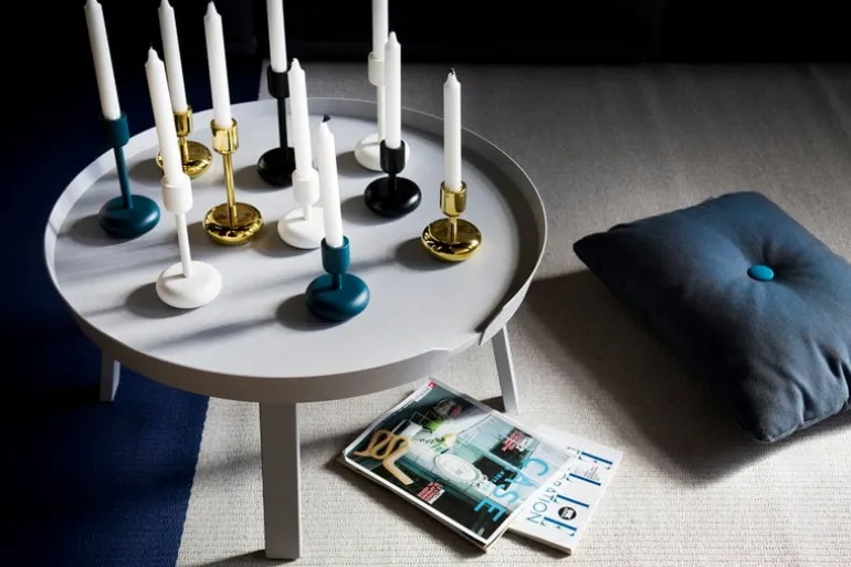 Muuto Around coffee table, large, grey