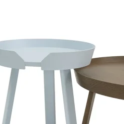 Muuto Around coffee table, small, light blue