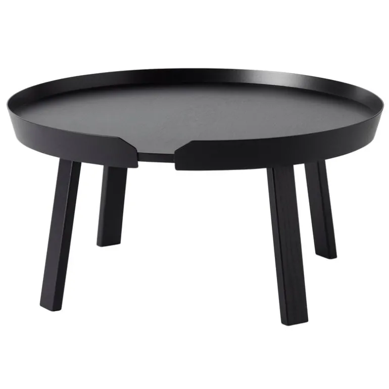 Muuto Around coffee table, large, black
