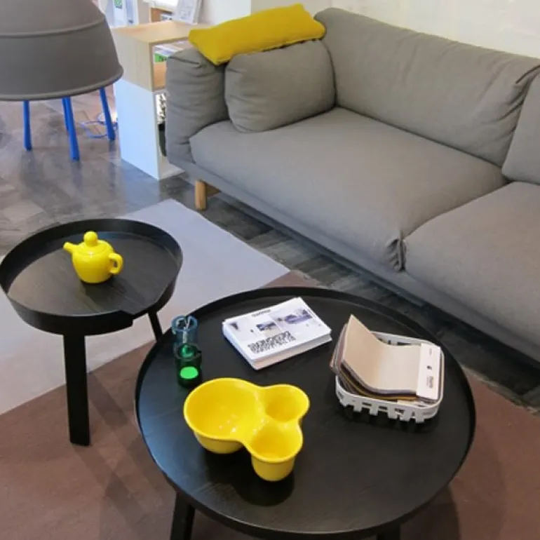 Muuto Around coffee table, large, black