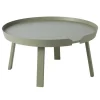 Muuto Around coffee table, large, dusty green