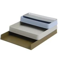 Muuto Arrange Desktop Series configuration 2, l. blue-grey-brown green