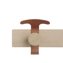 Muuto Avail coat rack, oak - copper brown