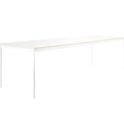 Muuto Base table 190 x 85 cm, laminate with plywood edges, white