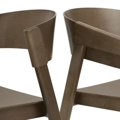 Muuto Cover side chair, stained dark brown