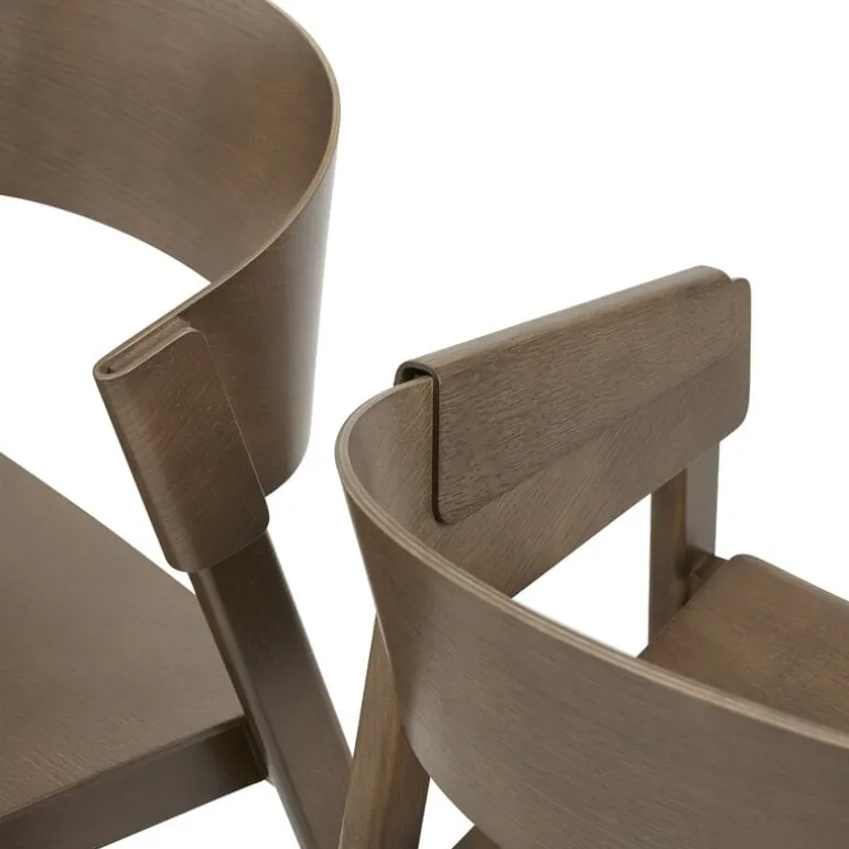 Muuto Cover side chair, stained dark brown