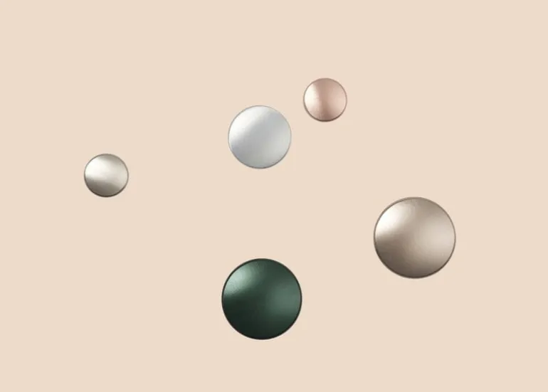 Muuto Dots Metal coat hook, rose